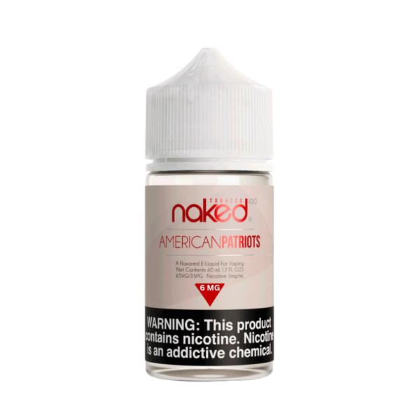 Naked 100 60ml / American Patriot / c 6mg
